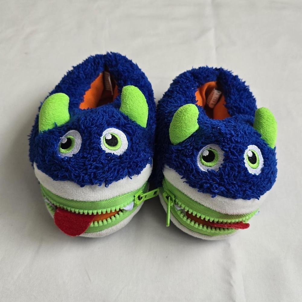 Blue and Green Monster Kids Shoes